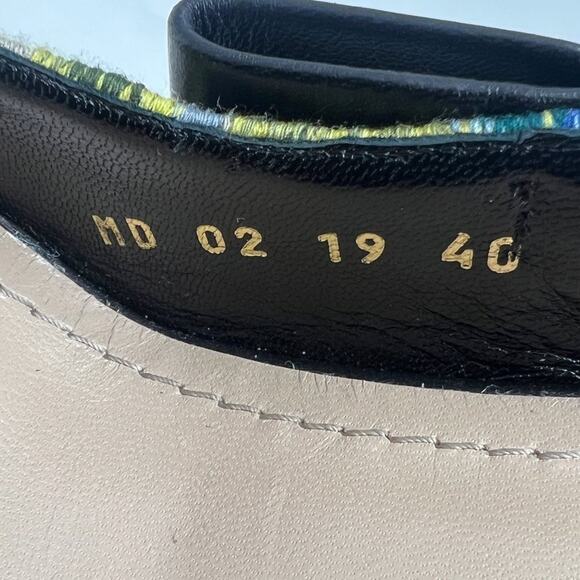 Dior Sweet D Embroidered Beaded Slingback Pumps Size 40 / 9.5-10 - Picture 6 of 10